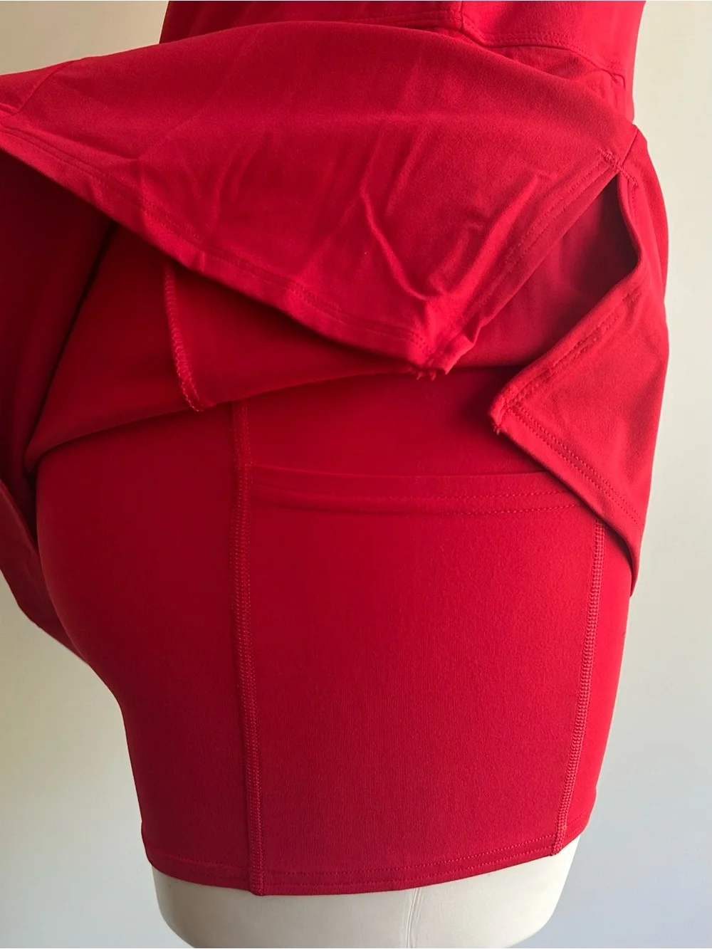 Splits59 Martina Rigor Mini Dress in Red, S NWT - Picture 14 of 16